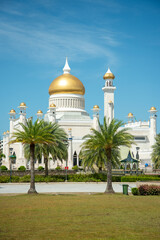 ブルネイダルサラームにあるオールドモスクのとても美しい風景Very beautiful scenery of the Old Mosque in Brunei Darussalam