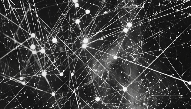 Conceptualize the intersection of quantum mechanics and general relativity in a vector diagram, exploring the idea of quantum gravity. Depict interconnected lines or nodes symbolizing entangled partic