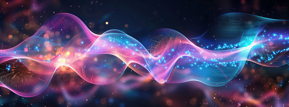 Conceptualize the intersection of quantum mechanics and general relativity in a vector diagram, exploring the idea of quantum gravity. Depict interconnected lines or nodes symbolizing entangled partic