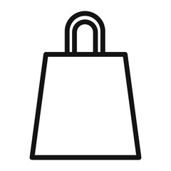 Retail Shopping Bag Icon Perfect for E-Commerce and Retail