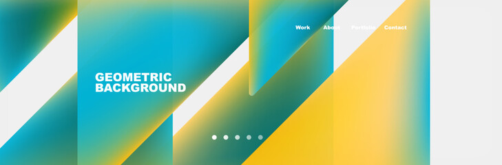 Triangle minimal web site page background design. Vector Illustration For Wallpaper, Banner, Background, Card, Book Illustration, landing page