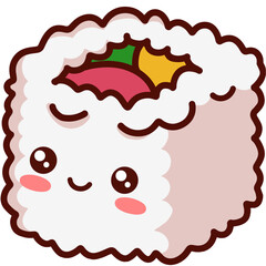 Japanese Food California Maki SVG