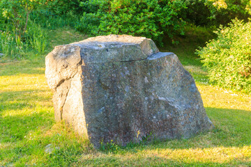 Rune stone in Sweden from the viking ages, about a thousand years old