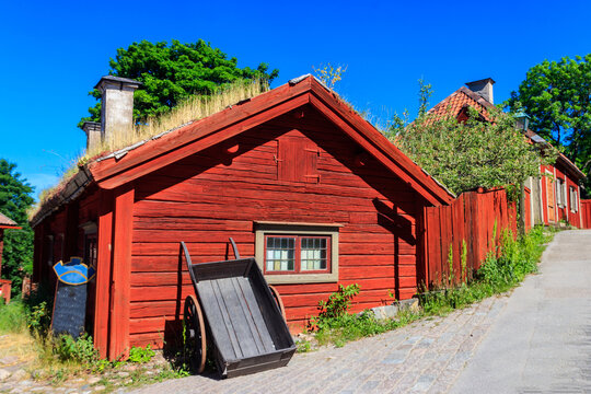 Skansen open-air museum in Stockholm, Sweden