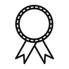 Award Recognition Badge Icon Ideal for Honors and Achievements