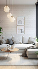 Modern Cozy Living Room: A Symphony of Style and Comfort with a Minimalist Aesthetic