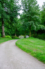 Park Anlage Lütestburg, Norddeutschland