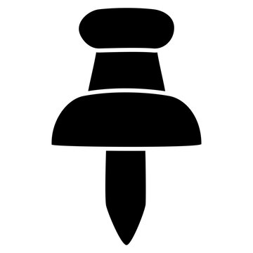 pushpin glyph icon