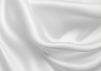 white silk background