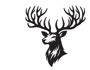 deer silhouette vector