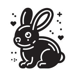 easter bunny with a background