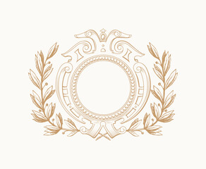 Vintage Frame Graphics Vector Art  Graphics ,Vintage hand drawn frame Royalty, Vintage, Beautiful Flowers, Frame, Royalty,Wedding Crest,