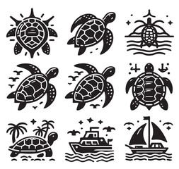 set of turtles