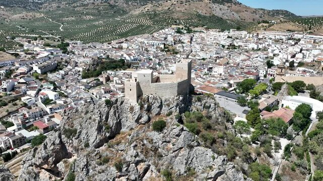 vista a&eacute;rea del municipio de Luque en la provincia de C&oacute;rdoba, Andaluc&iacute;a