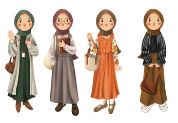 Hijab Girl Outfit of The Day Part 02