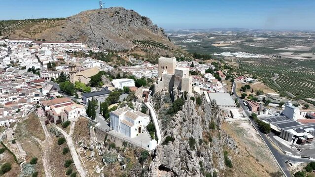 vista a&eacute;rea del municipio de Luque en la provincia de C&oacute;rdoba, Andaluc&iacute;a