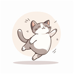 cat vector illustration.