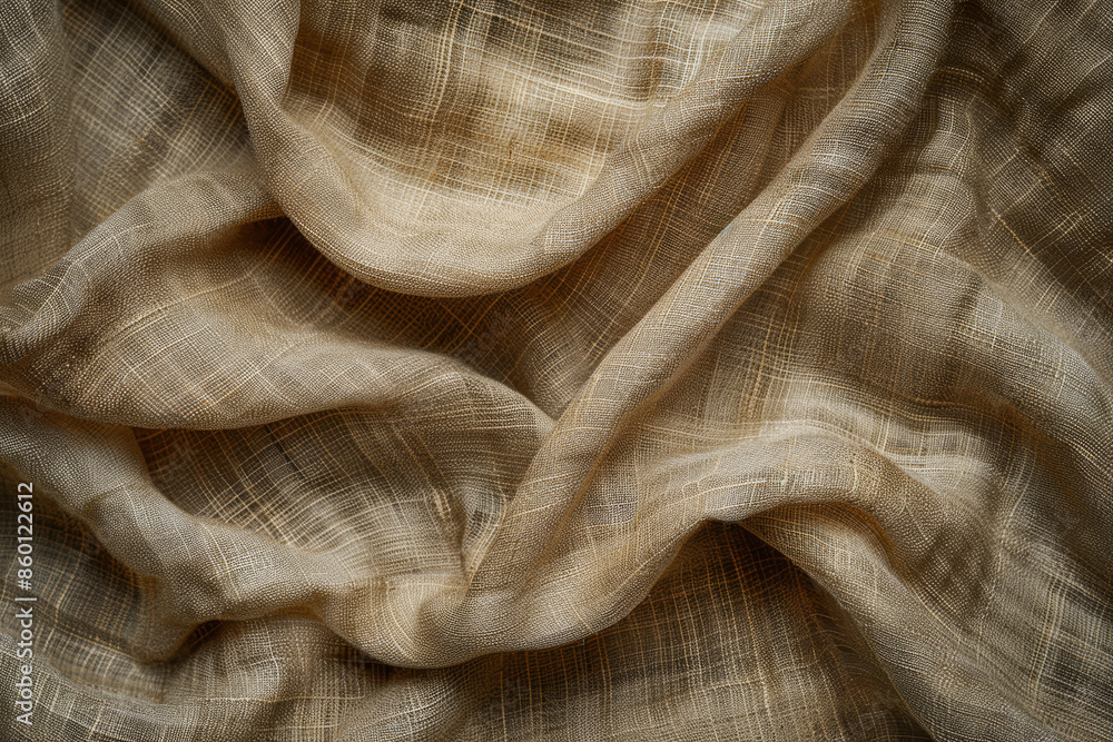 Aufkleber a piece of cloth with a pattern of lines and dots