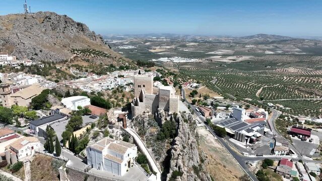vista a&eacute;rea del municipio de Luque en la provincia de C&oacute;rdoba, Andaluc&iacute;a