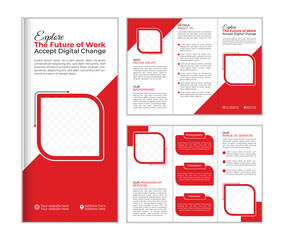 Modern Trifold Brochure Template Design