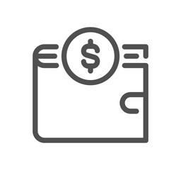 Finance related icon outline and linear vector.	
