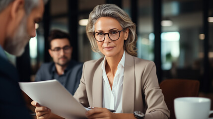 People working together in the office
