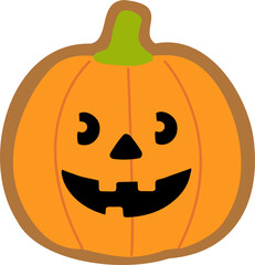 Halloween pumpkin shaped gingerbread cookies vector.
Pumpkin shaped ginger cookies isolated svg.