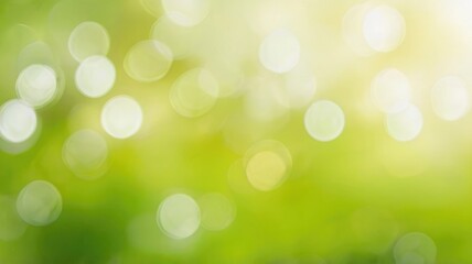 Obraz premium Fresh Spring Backdrop with Light Spots