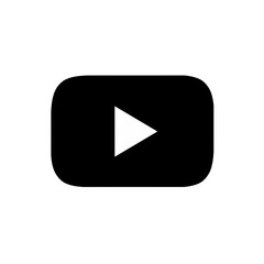 media icon, social media, play button 