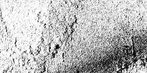 Black and white Dust overlay distress grungy effect paint. Black and white grunge seamless texture. Dust and scratches grain texture on white and black background.	