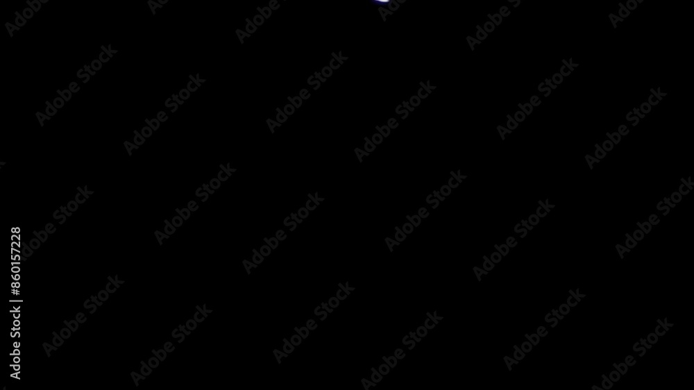 Poster abstract electric lightning spark loop effect animation. set of lightning strikes on the black scree