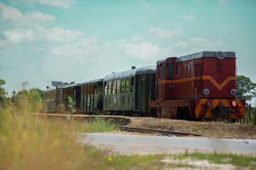 Fototapeta premium Narrow-gauge railway 