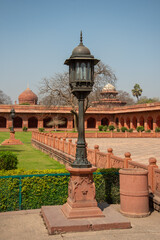 Fototapeta premium 人生で一度は行ってみたいタージマハルのとても美しい風景The beautiful scenery of the Taj Mahal that you should visit at least once in your life