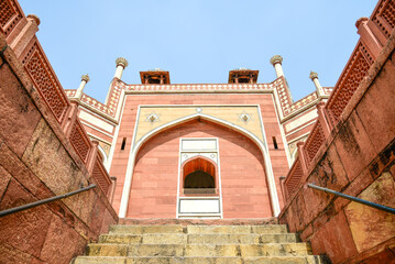 インドのデリーにあるフマユーン廟のとても美しい風景Very beautiful scenery...