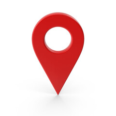 3D Realistic Location map pin gps pointer markers vector illustration for destination