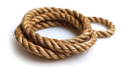 Obraz premium Hemp rope a tactile of natural strength and durability