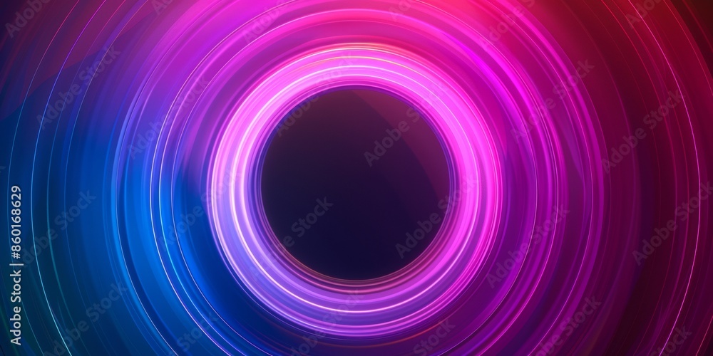 Poster rgb soft colours in a circle shape, expanding from the centre of the image all the way to the edges 