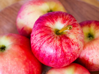 Ripe Red Apples. Fresh, vibrant red apples with a glossy finish.
