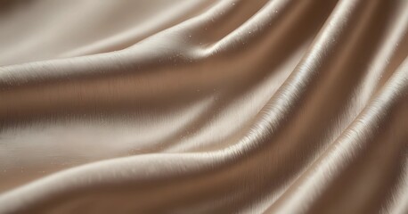 Fototapeta premium Shimmering Detail of Satin Silk Fabric - A Luxurious Texture Close-up