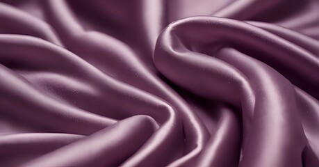 Obraz premium Delicate Texture of Purple Satin Silk Fabric - A Luxurious Feel. macro shot