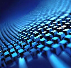 Naklejka premium background, computer, texture, pattern, blue, design, light, internet, illustration, code, binary, business, glass