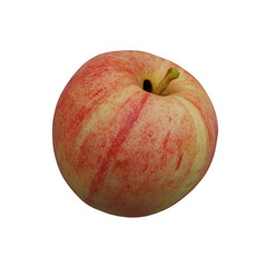 red apple isolated on white