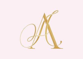 AA, logo AA ,Letter AA ,monogram AA