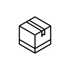 Storage Box Icon Ideal for Packaging and Shipping