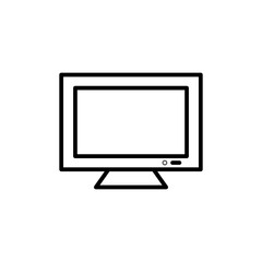 Computer Screen Icon Perfect for Digital Work and Gaming