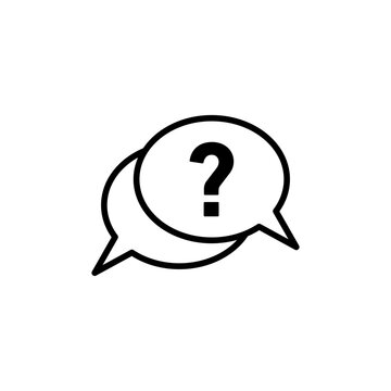 recommend clip art: Question Comment Icon Ideal for FAQs and Inquiries