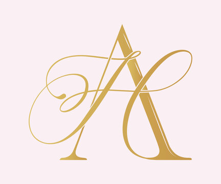 HA, AH , logo HA ,Letter HA ,monogram HA