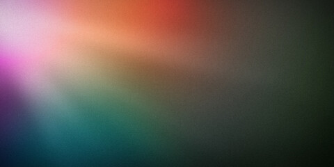 Bright gradient background with a blend of pink, orange, green, and blue hues, creating a vibrant and energetic effect. Ideal for use in modern digital designs, presentations, as a dynamic backdrop