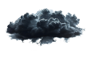 dark storm cloud isolated png transparent background