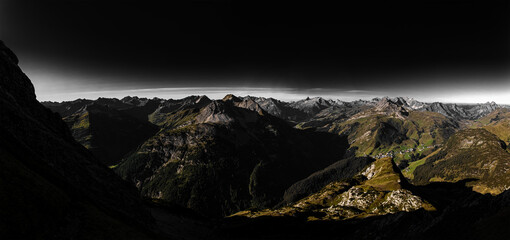Sunrise in the mountains - Biberkopf - Lech vellay - Tyrol - Austria